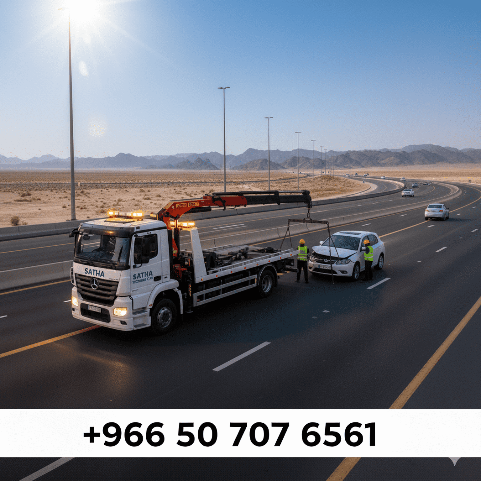 سحب السيارات الفاخرة من ساثا